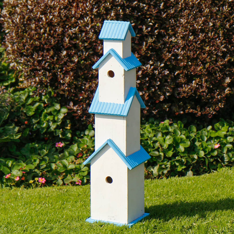 Dakota Fields Gitel Free Standing Bird House Wayfair.co.uk